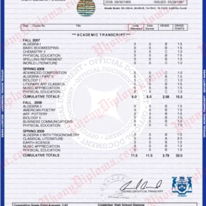 Buy Canada High School Transcript House Design