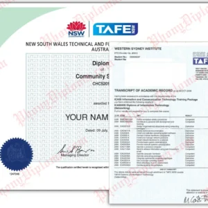 Australia TAFE Certificate and Transcript