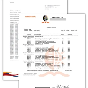 Custom Transcript From Your Scan - Africa
