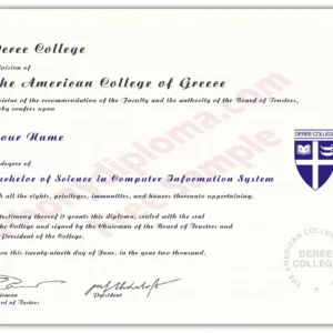 Fake Diploma from Greece University