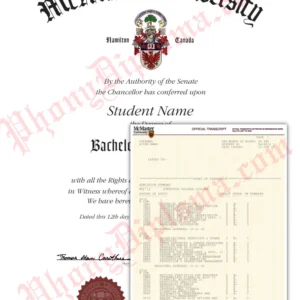 Original Match Diploma & Original Match Transcripts - Canada