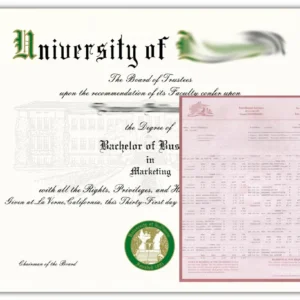 Original Match Diploma & Original Match Transcripts