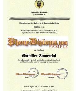 Fake Diploma from Colombian University