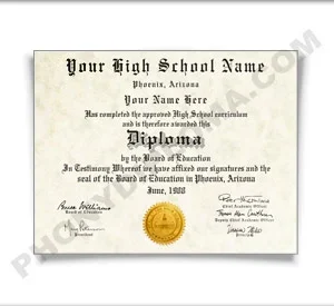 Fake High School Diploma, Mountain States Design
