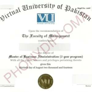 Fake Diploma from Pakistan