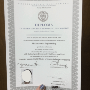 Fake Diploma from Poland University