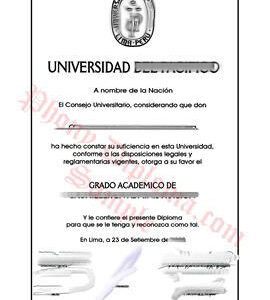 Fake Diploma from Peru University