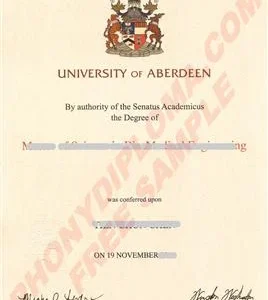 Fake Diploma from Scotland University