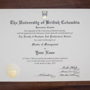 Canada College or University Original Match Diploma