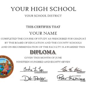 Home School Diploma 5
