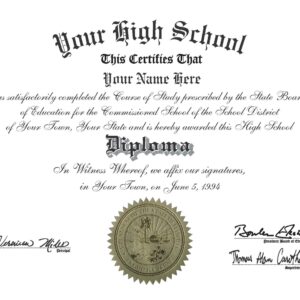 Home School Diploma 1